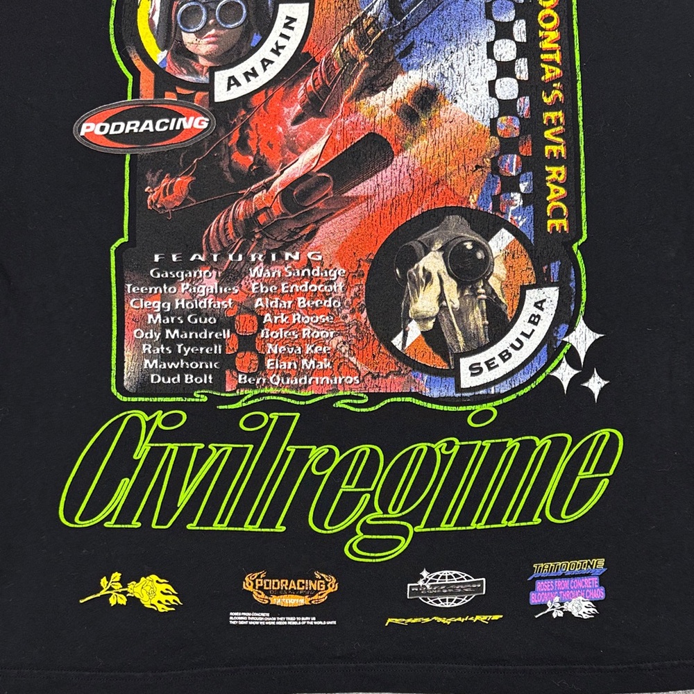 Civil Regime X Star Wars Anakin Skywalker Men’s L Shirt Welcome to Tatooine - Picture 9 of 12